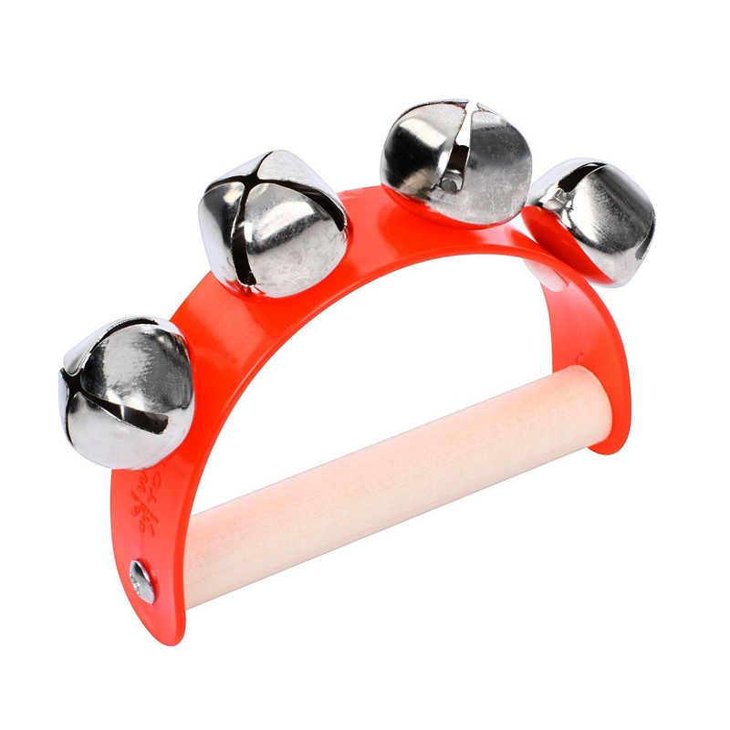 Дерев'яна іграшка Бубонець Bambi MD 0808(Red) червоний, розмір 10 x 6,5 см