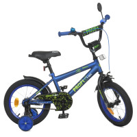 Велосипед дитячий PROF1 Y1472 14 дюймів, синій