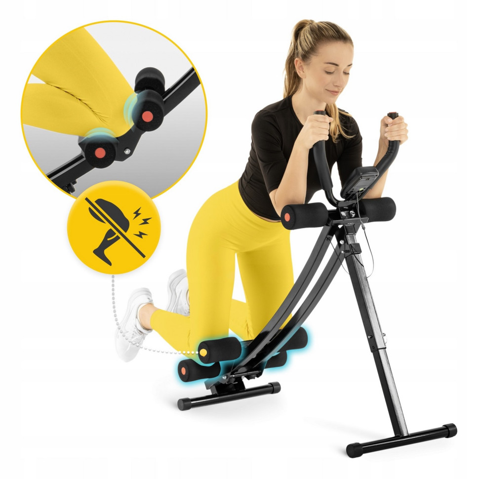 Тренажер для пресса со счетчиком Ab Fit 4FIZJO P-5905973402606 складной