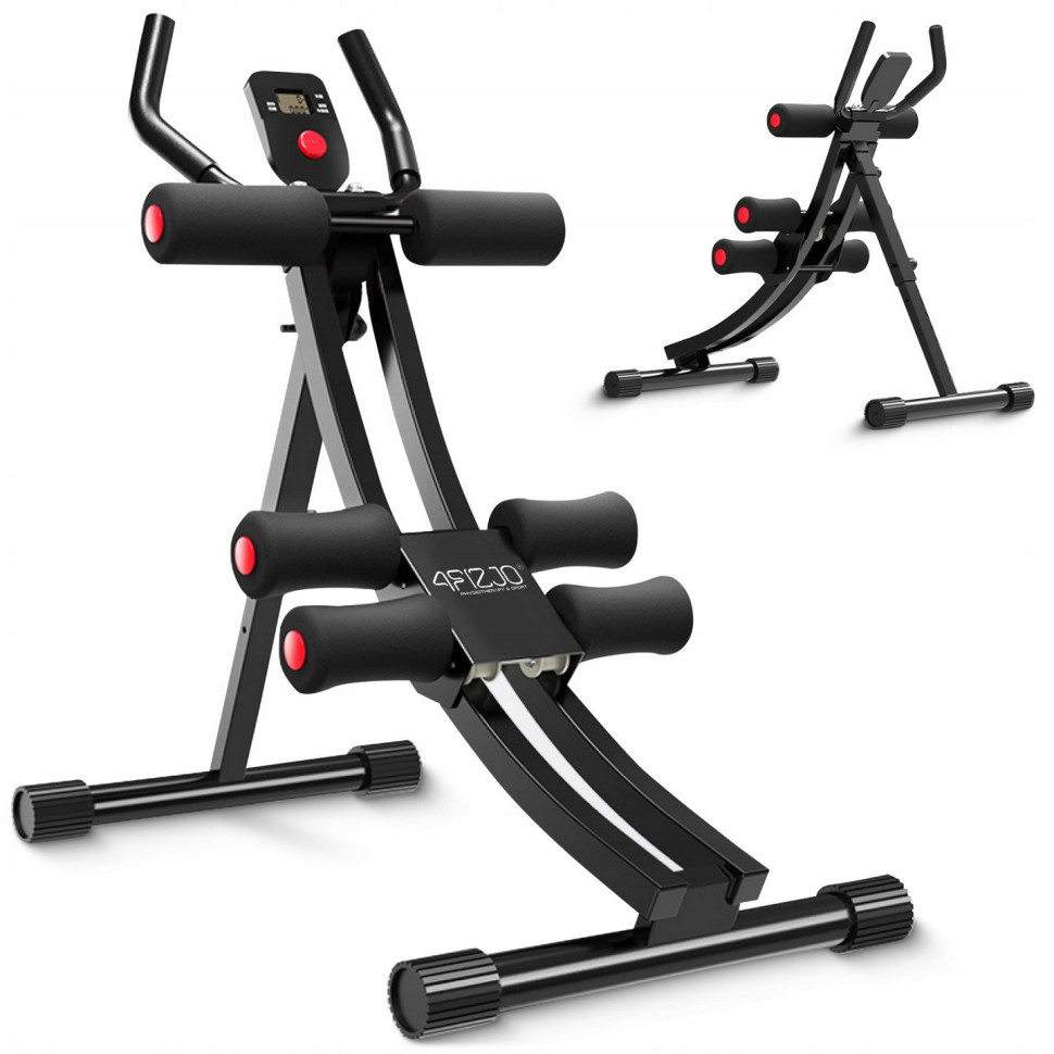 Тренажер для пресса со счетчиком Ab Fit 4FIZJO P-5905973402606 складной