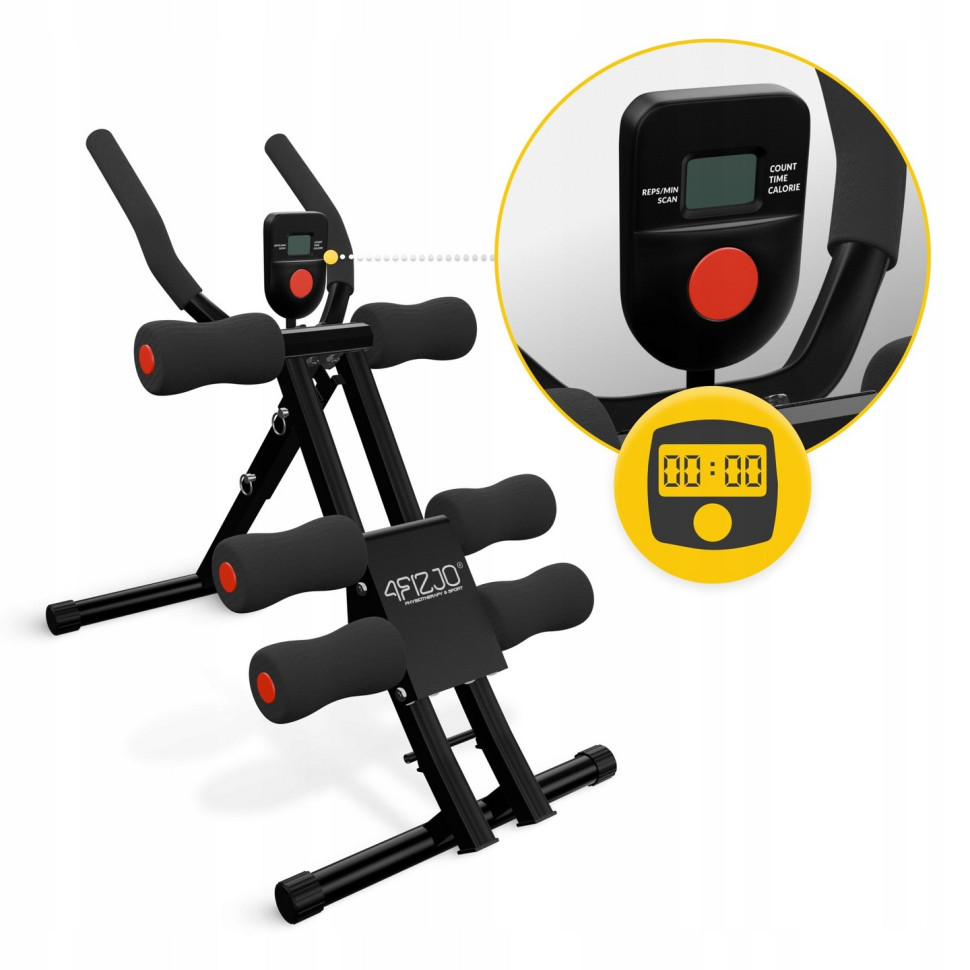 Тренажер для пресса со счетчиком Ab Fit 4FIZJO P-5905973402606 складной