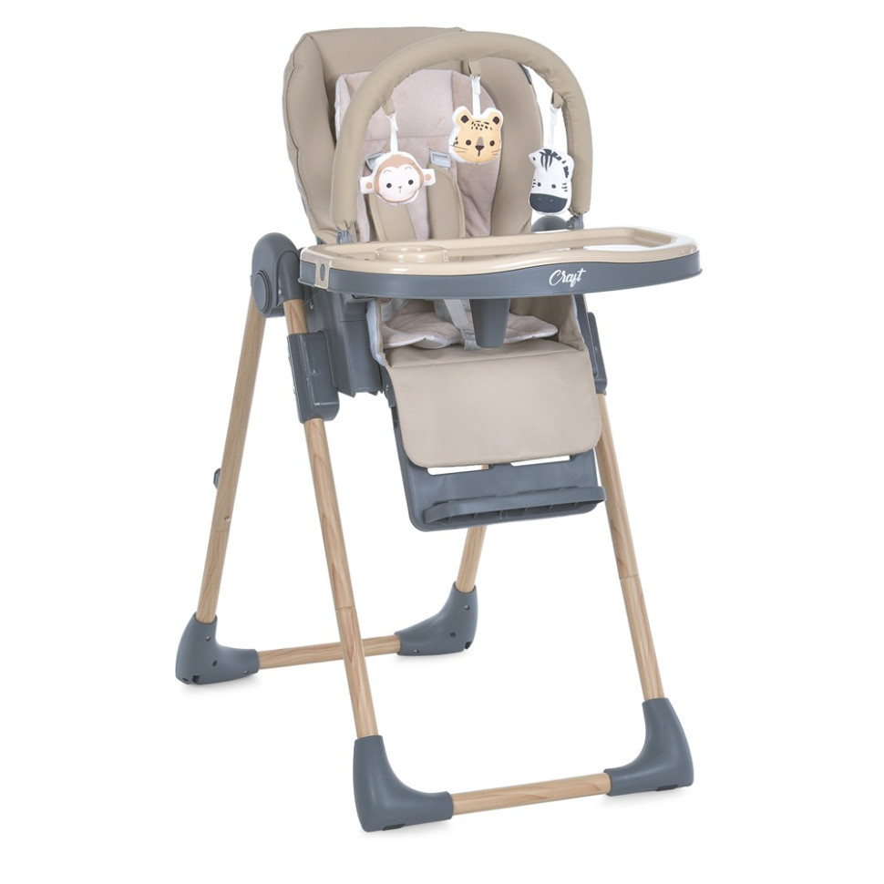 Стульчик для кормления CRAFT El Camino ME 1115-W Beige, до 15 кг