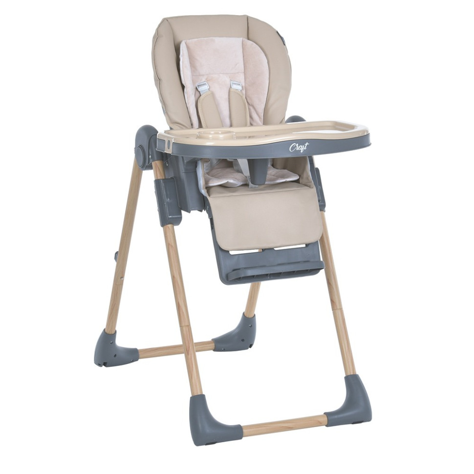Стульчик для кормления CRAFT El Camino ME 1115-W Beige, до 15 кг