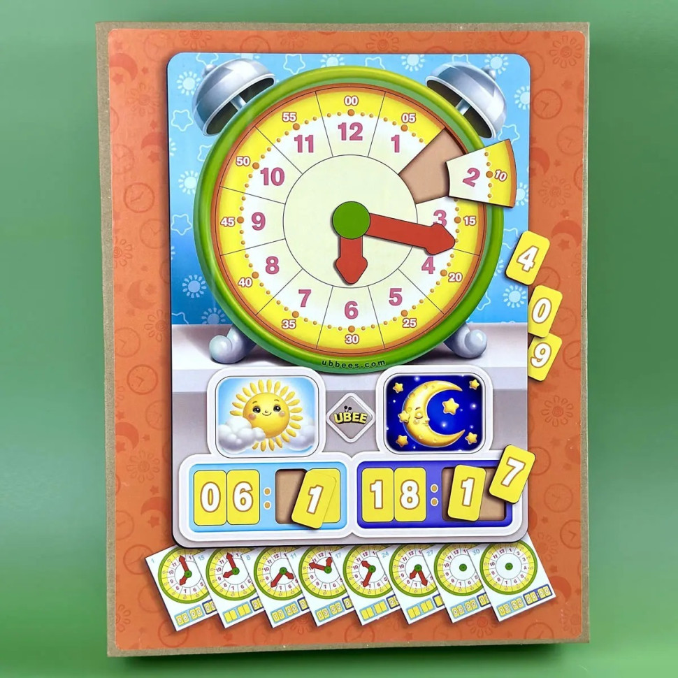 Развивающая игра Часы - Учим время Ubumblebees (ПСД279) PSD279