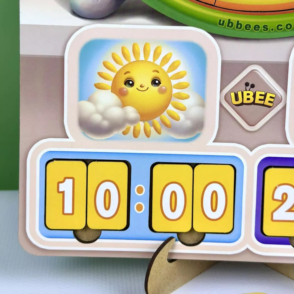 Развивающая игра Часы - Учим время Ubumblebees (ПСД279) PSD279