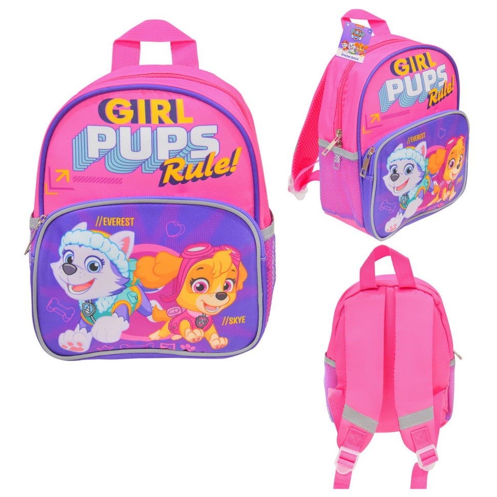 Дитячий рюкзак «Скай і Еверест Paw Patrol» Bambi PL82310 світловідбиваючі стрічки 20 x 12 x 26 см