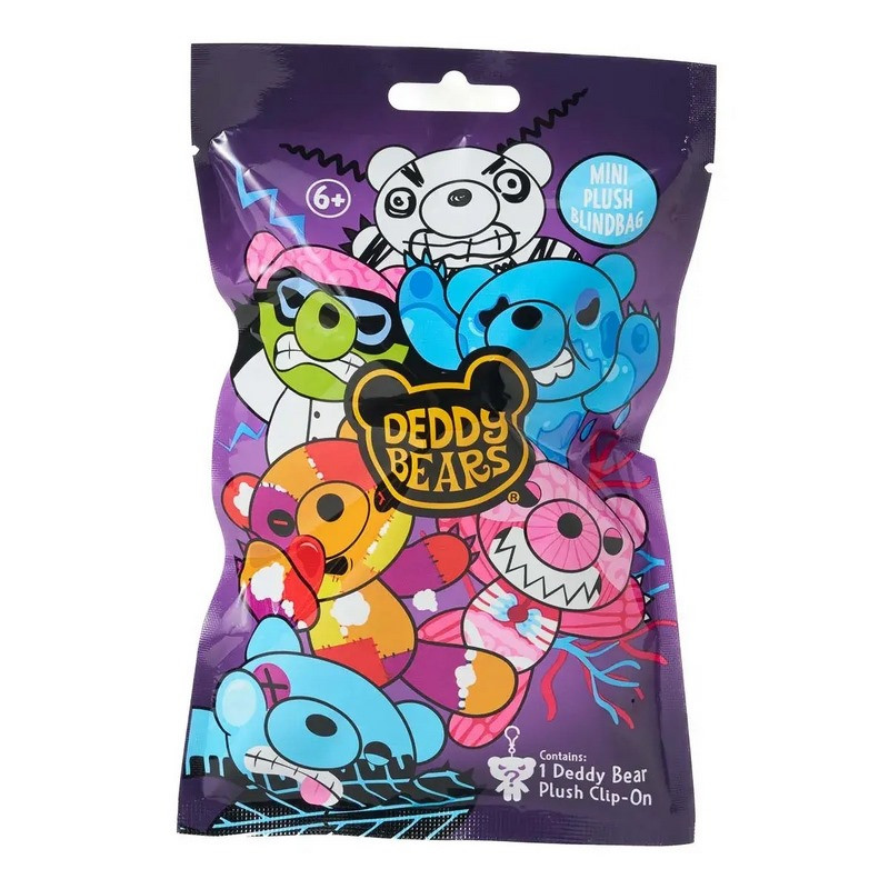 Детская игрушка-сюрприз плюшевая с клипсой Deddy Bears DB318PQ