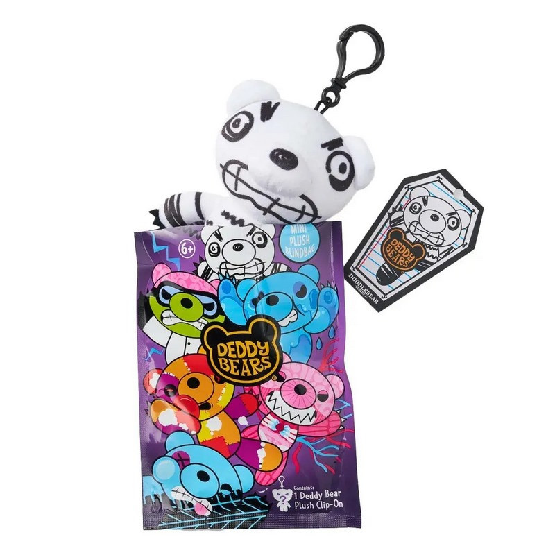 Детская игрушка-сюрприз плюшевая с клипсой Deddy Bears DB318PQ