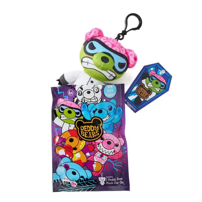 Детская игрушка-сюрприз плюшевая с клипсой Deddy Bears DB318PQ