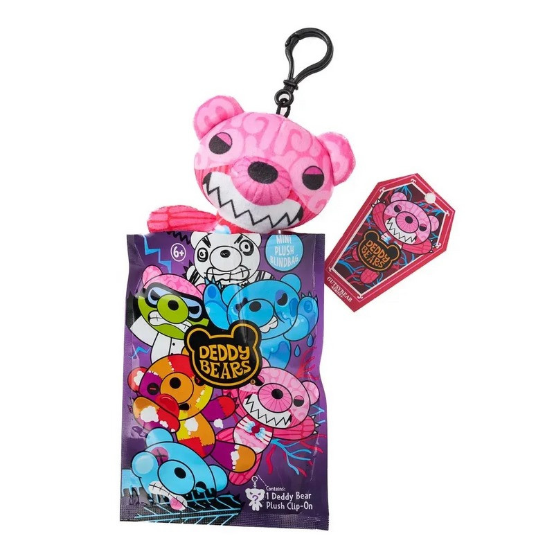 Детская игрушка-сюрприз плюшевая с клипсой Deddy Bears DB318PQ