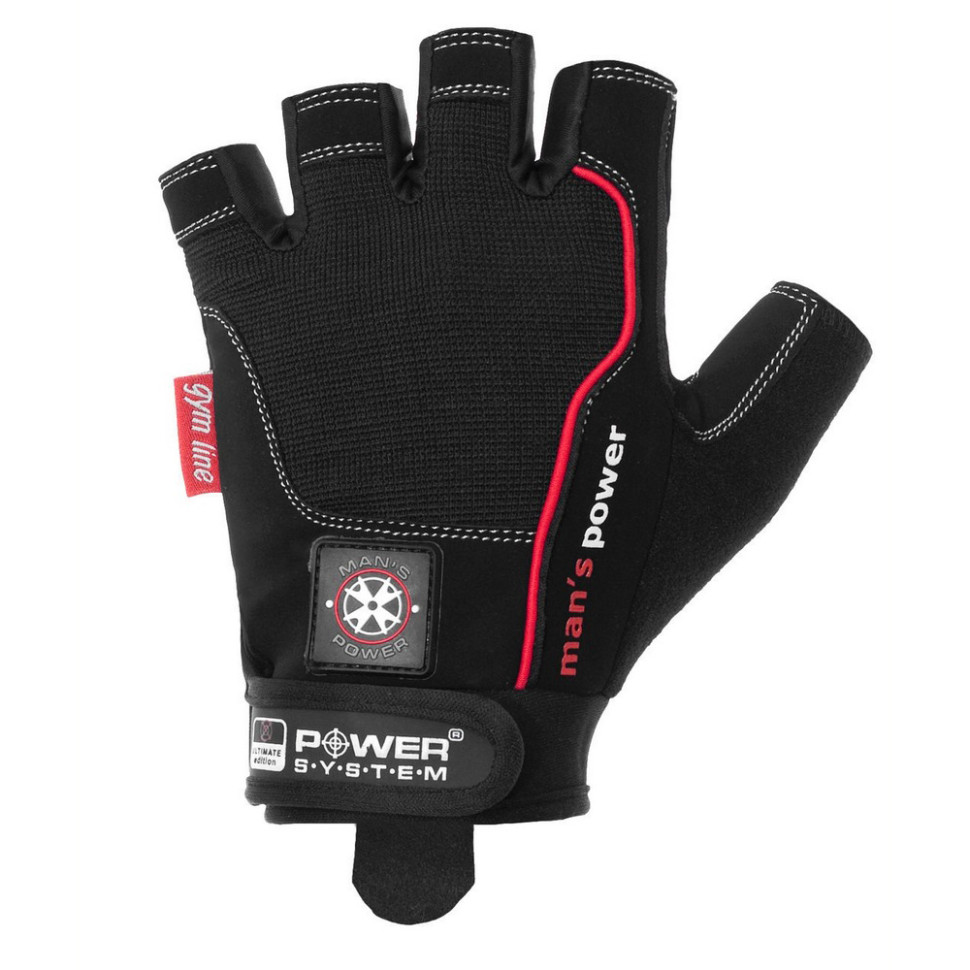 Перчатки для фитнеса PS-2580 Man's Power Power System PS-2580_2XL_Black, XXL