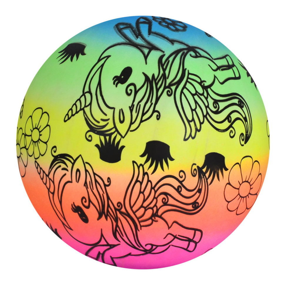 М'яч дитячий Bambi MS 4850-6 з малюнком, гума, 9 дюймів, 57-60 грам