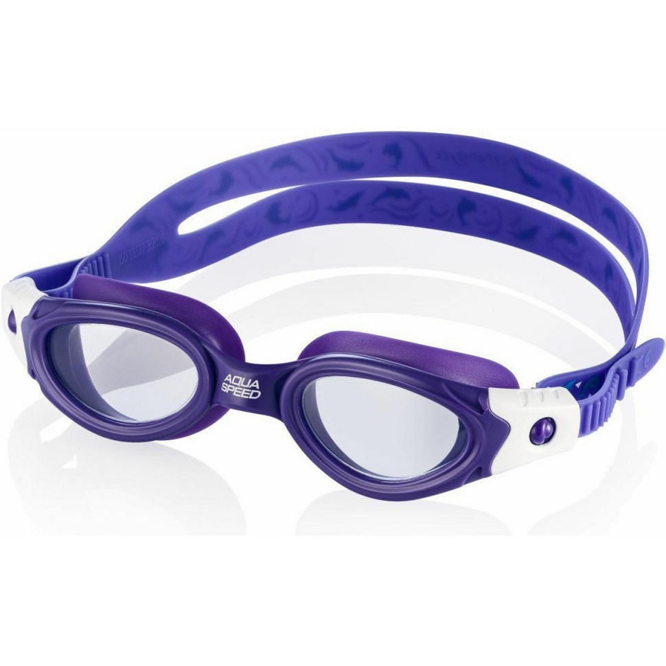 Очки для плавания PACIFIC JR BENDYZZ 8916 Aqua Speed 232-09 фиолетовый, белый, OSFM