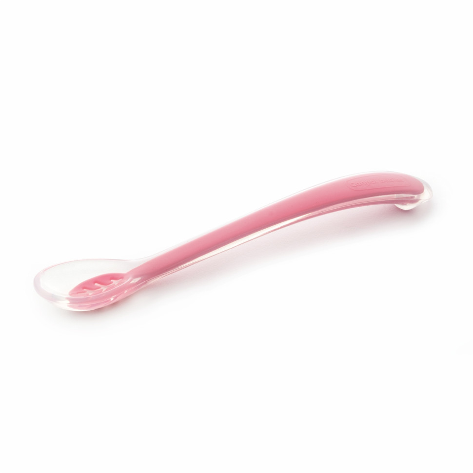 Дитяча силіконова ложечка Canpol babies 51/010_pin рожева