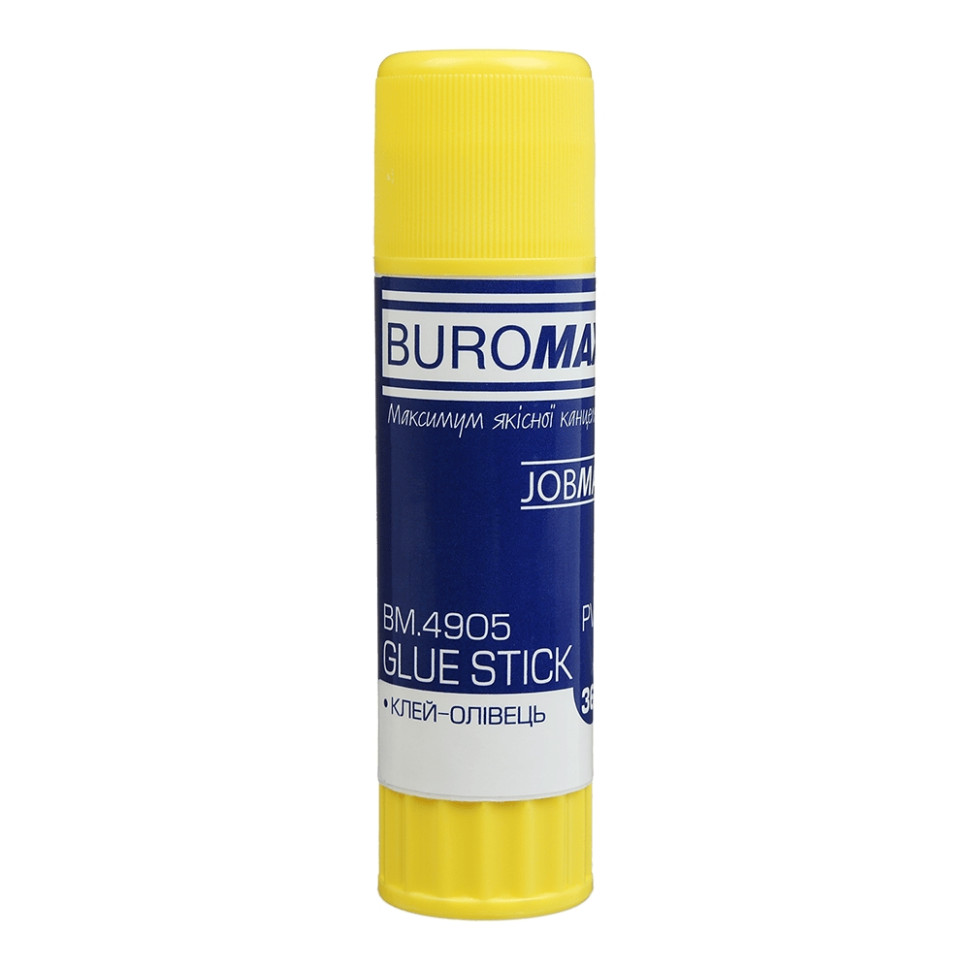 Канцелярский клей-карандаш BUROMAX BM.4905 PVA 36 грамм