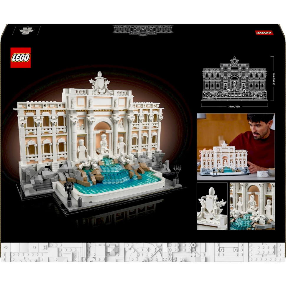 Конструктор LEGO Architecture Фонтан Треви 21062, 1880 деталей 