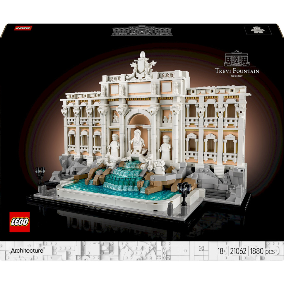 Конструктор LEGO Architecture Фонтан Треви 21062, 1880 деталей 