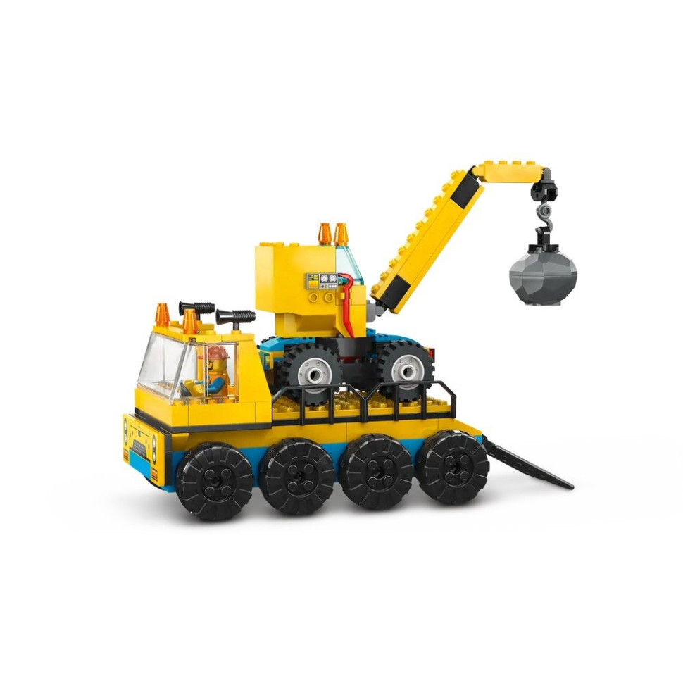 Конструктор Строительный грузовик и шаровидный кран LEGO 60391, 235 деталей