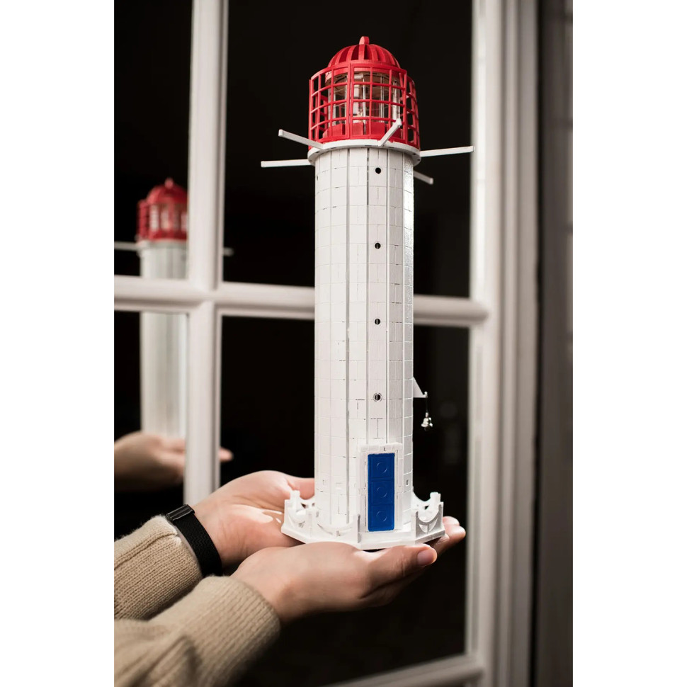 Дерев'яний 3D конструктор маяк Воронцовський (Україна, Одеса) Timberplay TMP-005, 99 деталей
