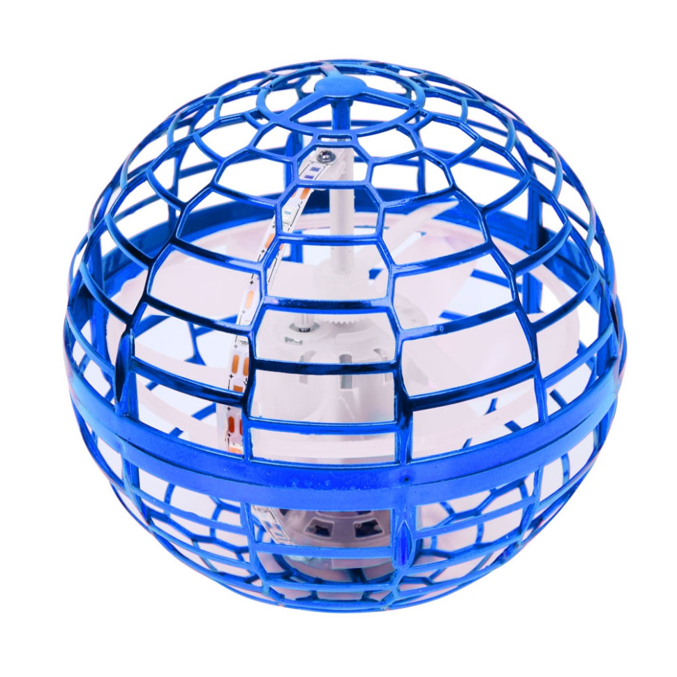 Літаючий світловий м'яч Flynova Bambi 988G(Blue) розмір 9,5 см