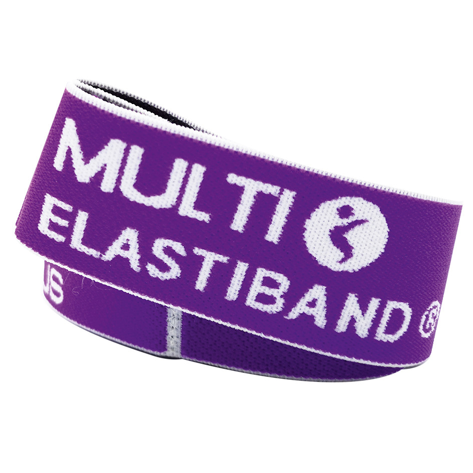 Эспандер для фитнеса Multi Elastiband Sveltus SLTS-0033 фиолетовый, 15кг + QR код