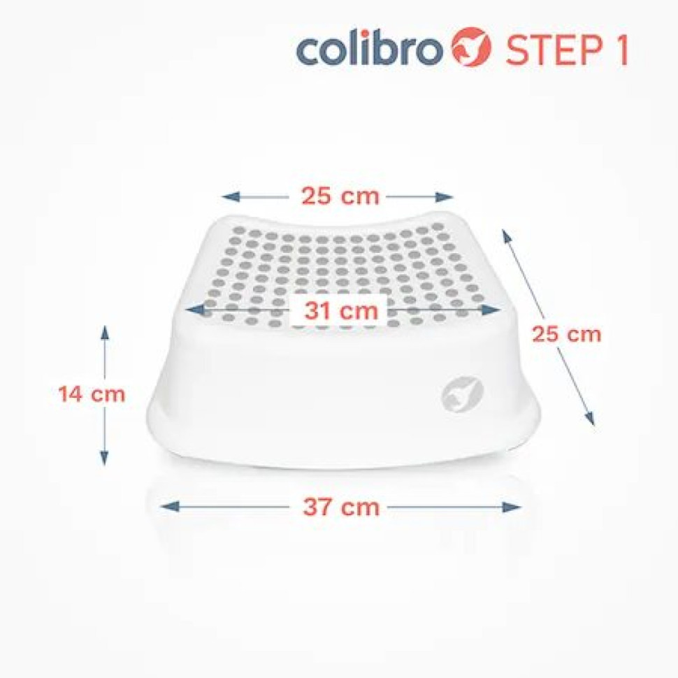 Детская подставка-ступенька Step 1 Colibro CS1-10 Dove, светло серый