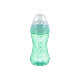 Детская бутылочка Nuvita 6032 Mimic Cool 250мл 3+ Антиколиковая зеленая NV6032GREEN