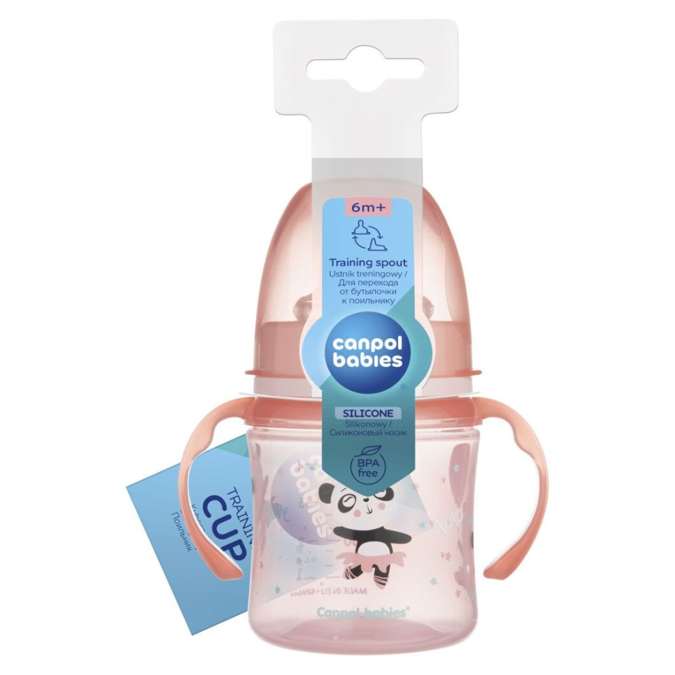 Кружка тренировочная Sweet Fun Canpol babies 35/207_pin 120 мл