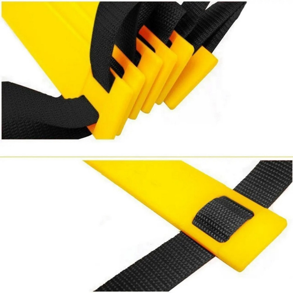 Координационная лестница для тренировки скорости Agility Speed Ladder Power System PS-4087 Black/Yellow