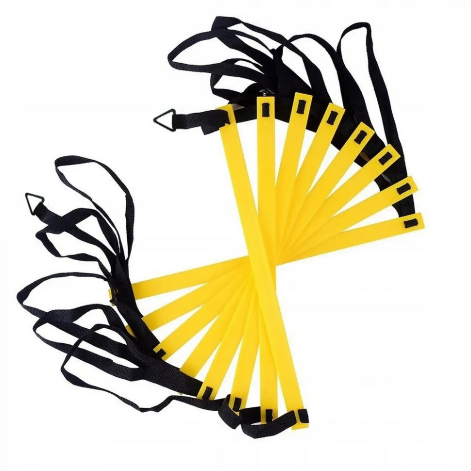 Координационная лестница для тренировки скорости Agility Speed Ladder Power System PS-4087 Black/Yellow