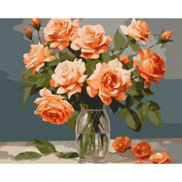 Картина по номерам "Изящный букет" Идейка KHO3251, 40х50 см