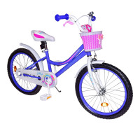 Велосипед детский "Jolly" LIKE2BIKE 212013 колёса 20", сиреневый, рама сталь, со звонком