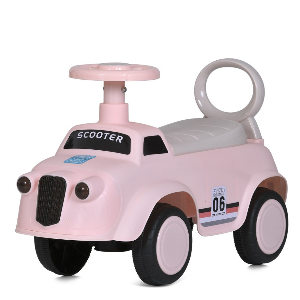 Дитяча каталка-толокар Bambi M 6023-8 рожевий, до 30 кг