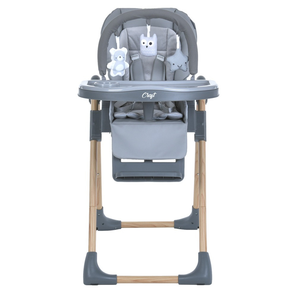 Стільчик для годування CRAFT El Camino ME 1115-W Gray, до 15 кг