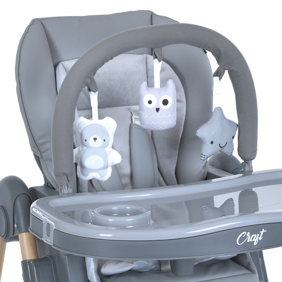 Стільчик для годування CRAFT El Camino ME 1115-W Gray, до 15 кг