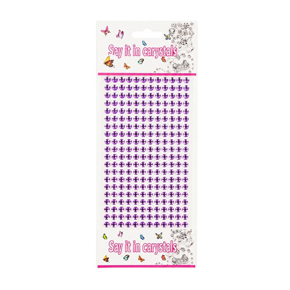Декоративні наклейки Bambi XY-003(Violet) для авто, ноутбуків, телефонів