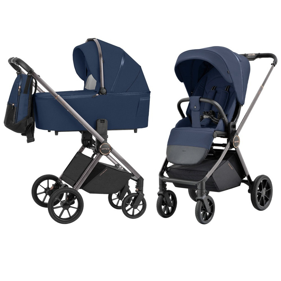 Коляска универсальная 2 в 1 Ultra CARRELLO CRL-6525 Morning Blue N.F.