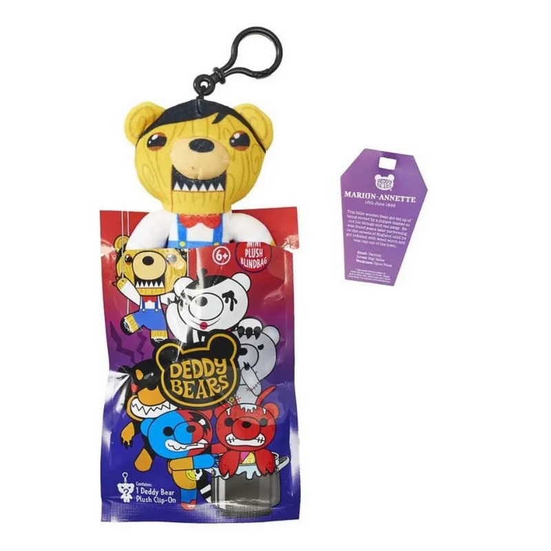 Дитяча іграшка-сюрприз плюшева з кліпсою Deddy Bears DB418PQ