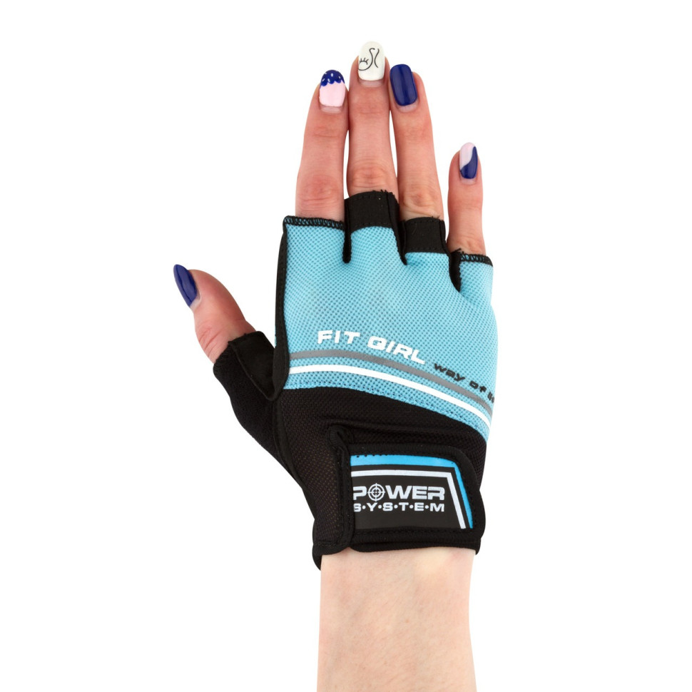 Перчатки для фитнеса PS-2920 Fit Girl Evo Power System PS_2920_S_Blue, S