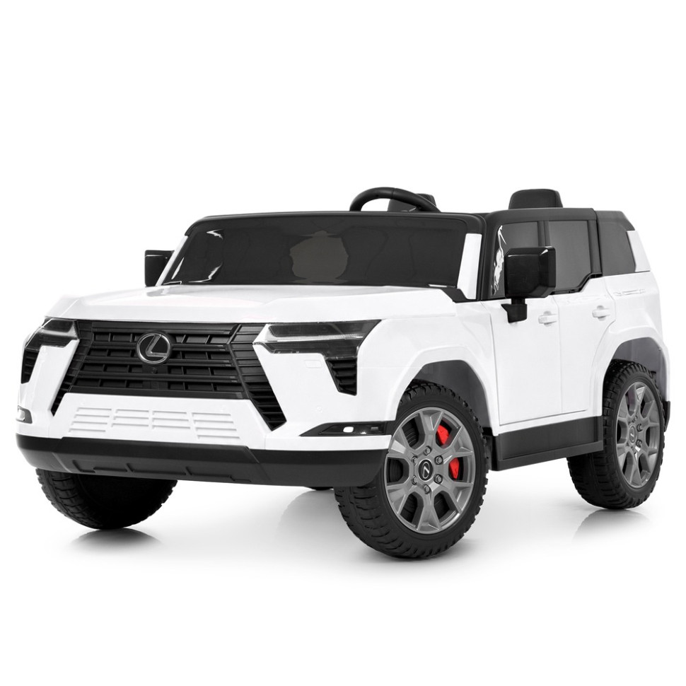 Дитячий електромобіль Джип Bambi M 6409EBLR-1 до 30 кг, білий