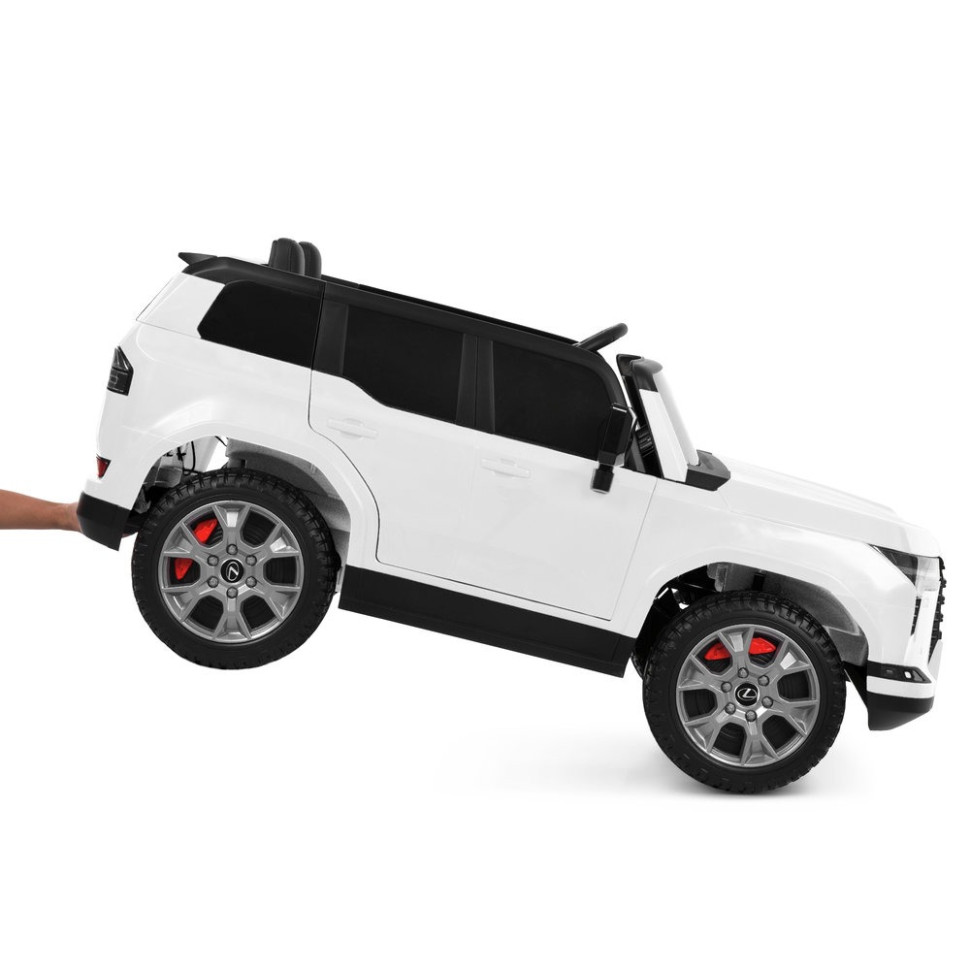 Дитячий електромобіль Джип Bambi M 6409EBLR-1 до 30 кг, білий