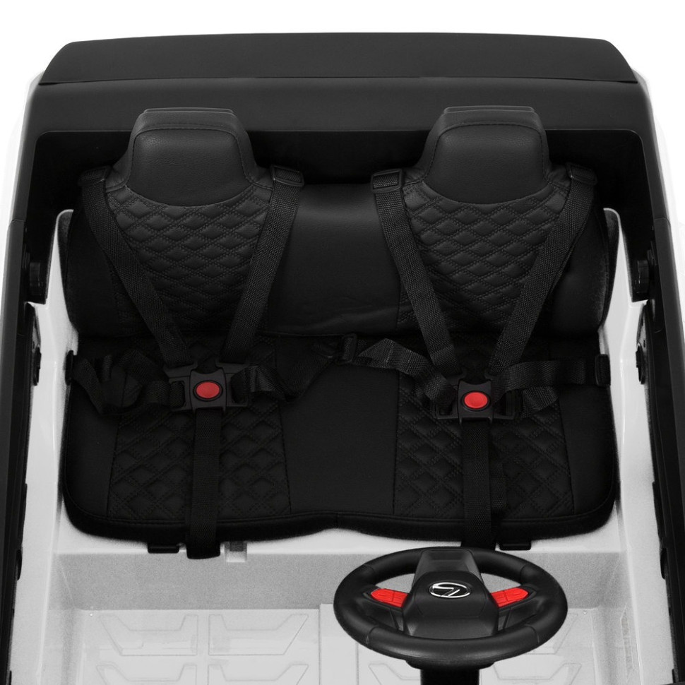 Дитячий електромобіль Джип Bambi M 6409EBLR-1 до 30 кг, білий