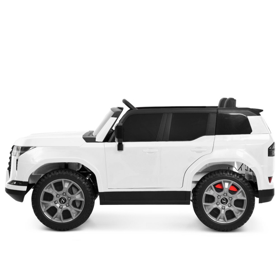 Дитячий електромобіль Джип Bambi M 6409EBLR-1 до 30 кг, білий