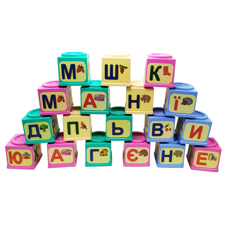 Кубики «Абетка» укр. 70576