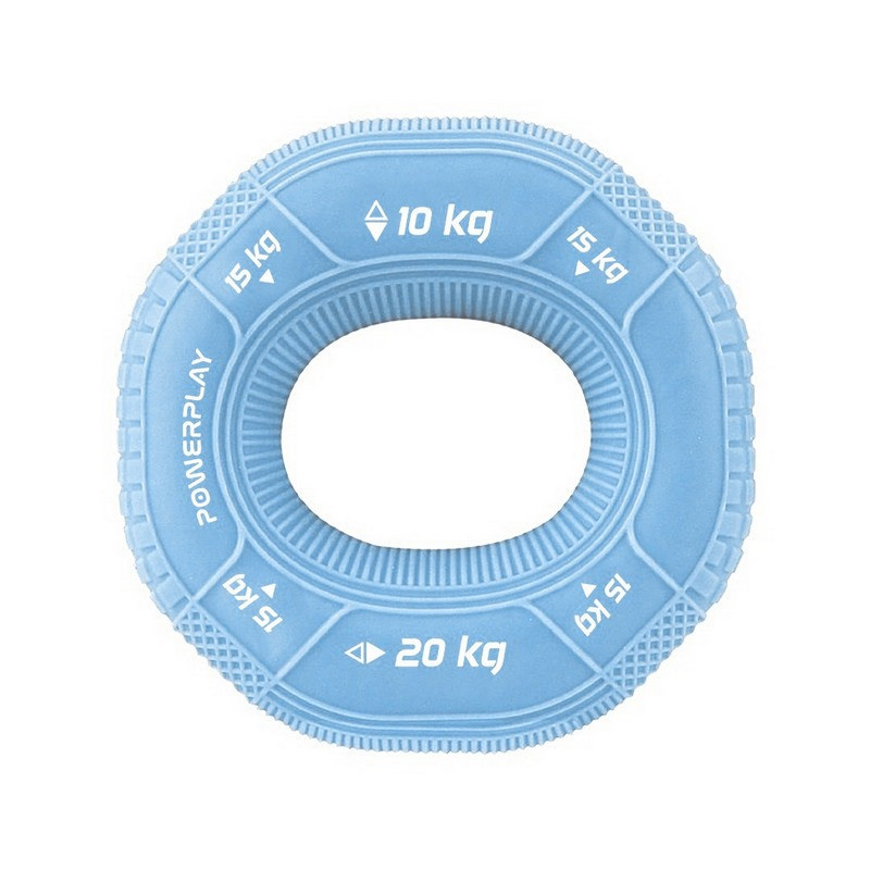 Эспандер кистевой силиконовый PP-4331 Hand Grip Light PowerPlay PP_4331_Blue_(10-15-20) 10-15-20 кг, Голубой