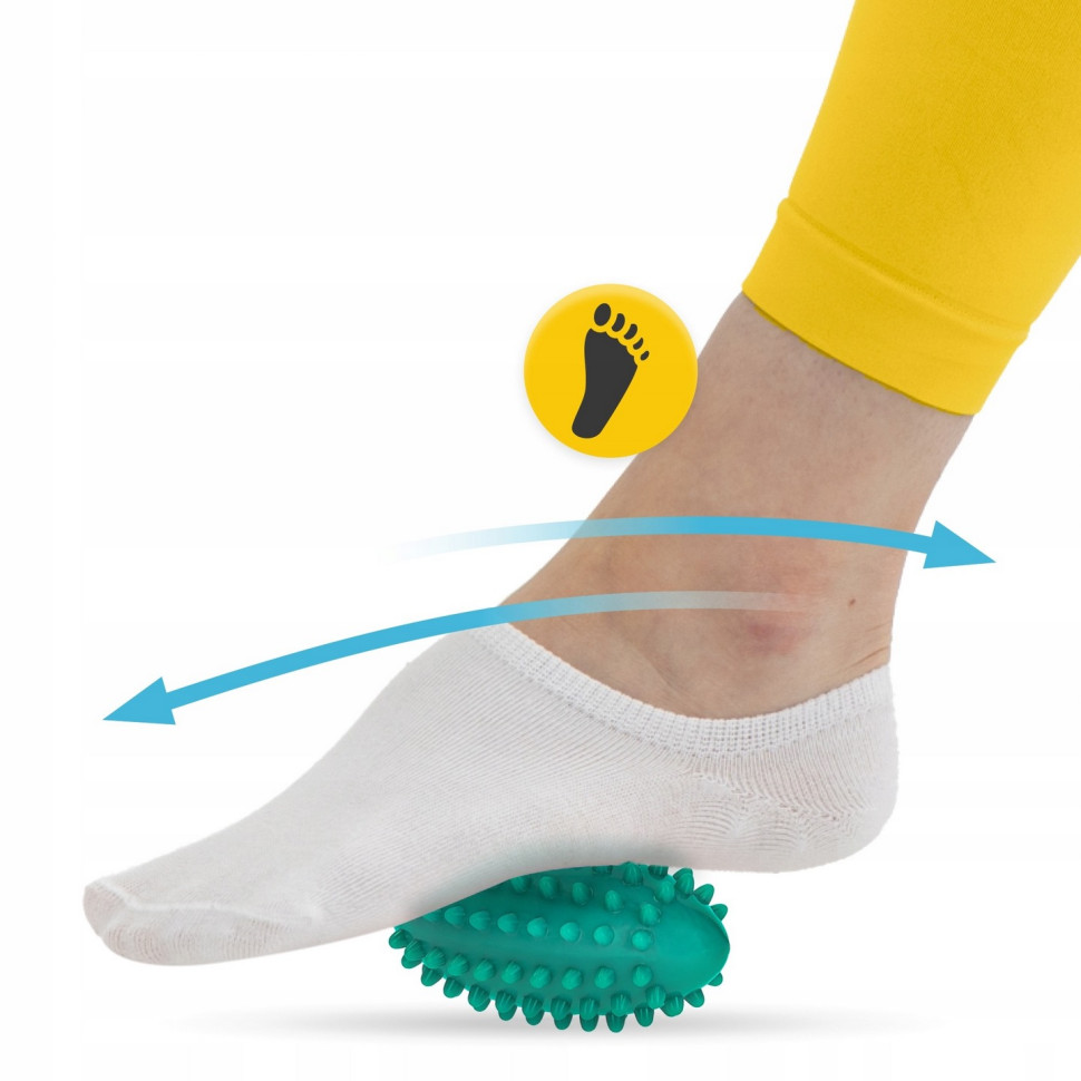 М'яч масажний огірок Spike Bean 4FIZJO P-5905973403320 Green 11.5 x 5 см 