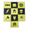 Килимок мозаїка Супергерої Limo Toy M 6251, 10 пазлів