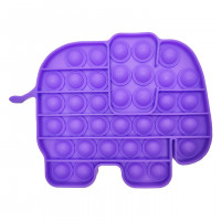 Игрушка-антистресс POP-IT (Поп Ит) "Слон" PPT-E(Violet) Фиолетовый
