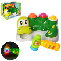 Детская игра стучалка "Крокодил" Limo Toy M 5475 28 см