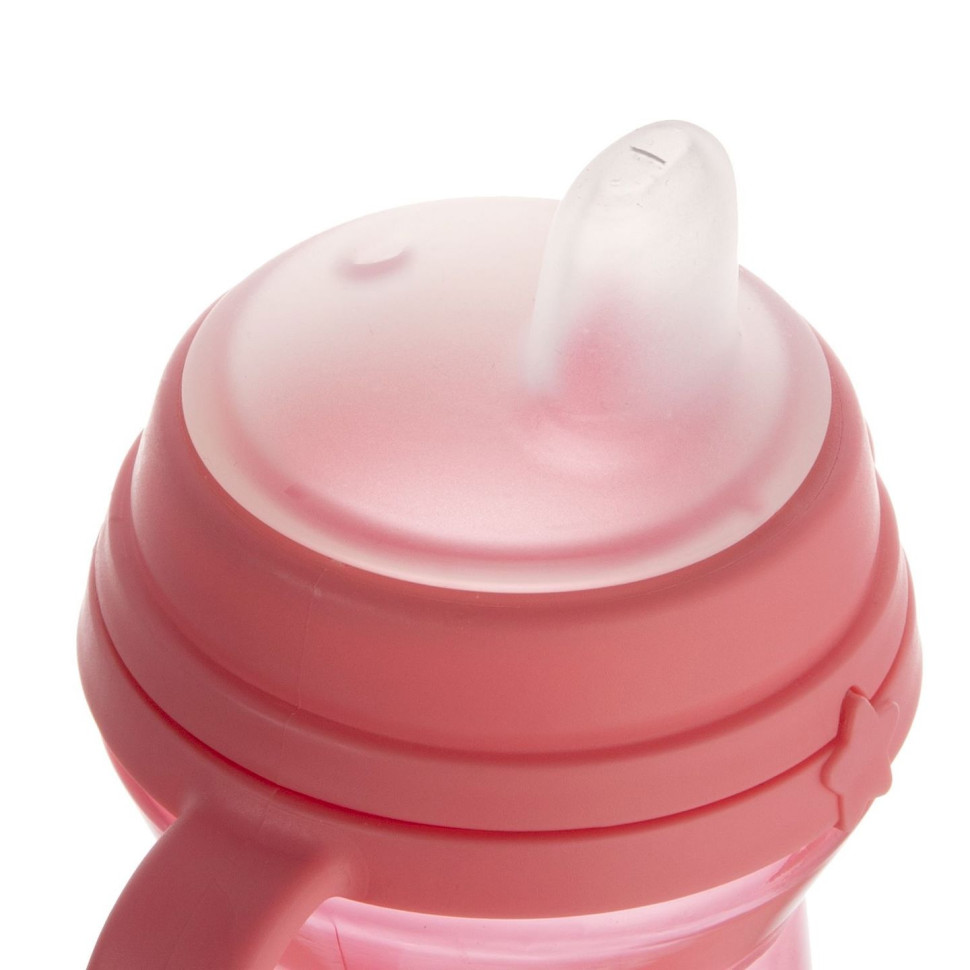 Кружка тренировочная с силиконовым носиком FirstCup Canpol babies 56/615_pin 250 мл